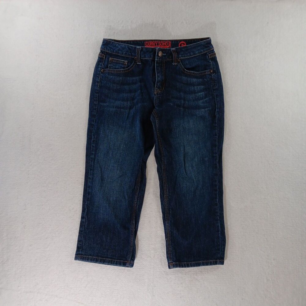 Curvy Soho Cropped Jeans Women's Size 4 Blue